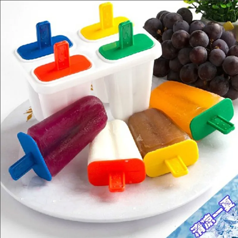 

Ice Cream Maker Mould Popsicle Mold Machine Ice Cream DIY Ice Cube Creative Ice Cream Ice Cream Machine Kitchenware 4colors 1set