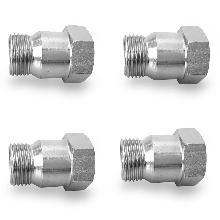 

4pcs Universal M18 X 1.5 O2 Extender Extension Adapter Oxygen Sensor Spacer Bungs