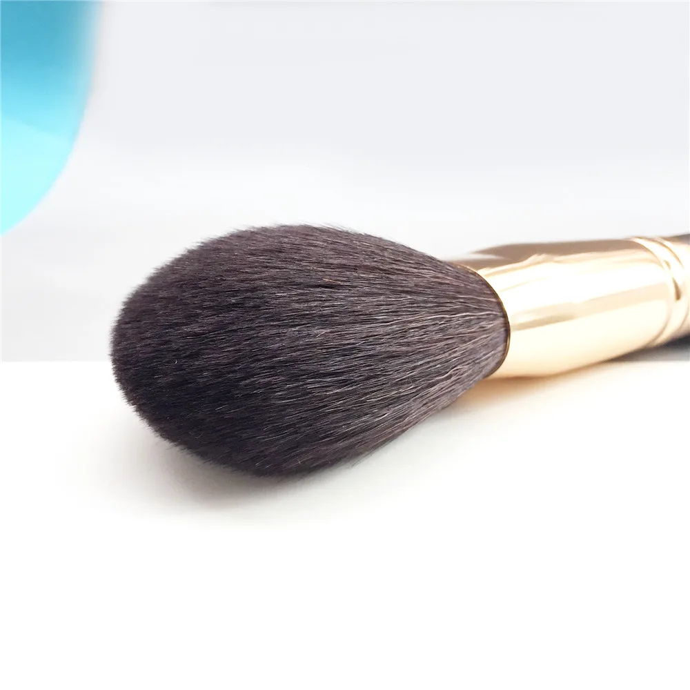 MyDestiny BRONZER Bracket 027-Мягкая натуральная кисть для пудры, бронзера, румян, кисть-косметический блендер для макияжа