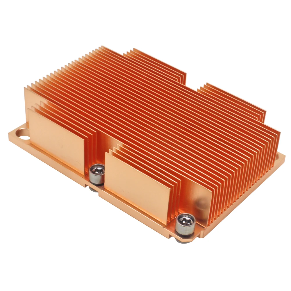 

1U server CPU COOLER copper heatsink skiving fin for intel LGA3647 narrow ILM workstation Industrial Computer Passive cooling