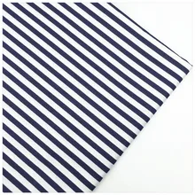 Syunss, темно-синие полосы печатных хлопок Ткань DIY Tissu лоскутное Telas Швейные Детские игрушки постельные принадлежности стеганая ткань ремесло Tecido