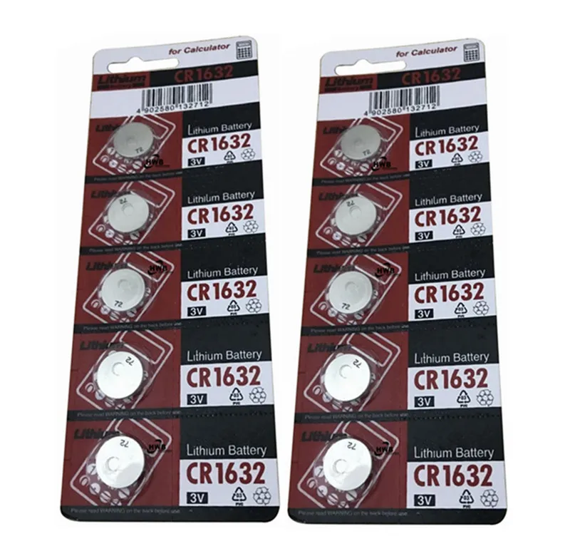 10x CR1632 1632 DL1632 3V Lithium Batteries Cell Button Coin Batteryin