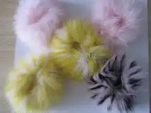 2015 новый стиль лисий мех волосы band/fox hairband/волос bobbles SM122