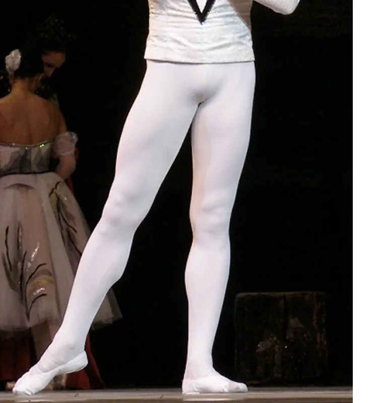 Stage Wear Black White Nylon Spandex Footed Dance Ballet Tights For Men Boy  From Eggplant18, $33.47