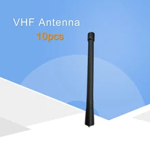 10 x VHF антенна для Motorola радио рации GP88 GP88S GP328 GP338 GP338 PLUS 6 дюймов(15 см) 136-174 МГц