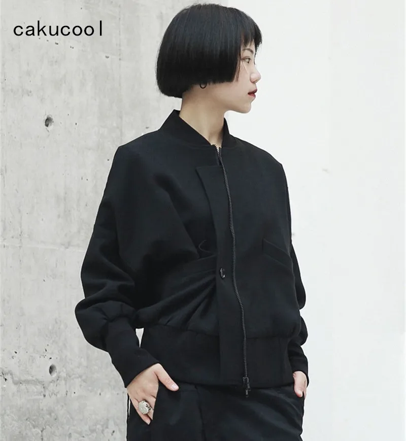 Новая бейсбольная куртка Cakucool женская короткая в стиле бохо с двумя способами