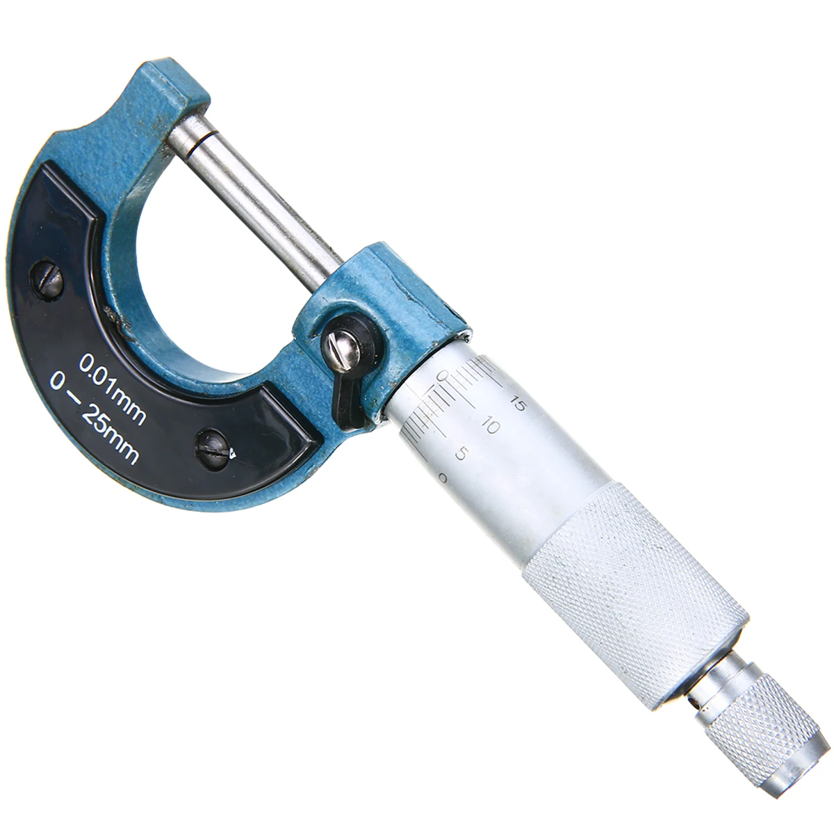 1pc Precise Gauge Micrometer 0-25mm 0.01mm Outside Metric Micrometer Tool With Metal Caliper Tool For Measuring Tools