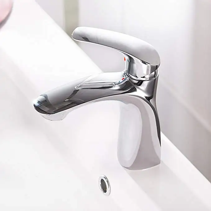 MOIIO fashion minimalism Chrome Basin Faucet Single Handle Bathroom Sink Faucet Vanity Lavatory Faucet MOIIO fashion minimalism Chrome Basin Faucet Single Handle Bathroom Sink Faucet Vanity Lavatory Faucet
