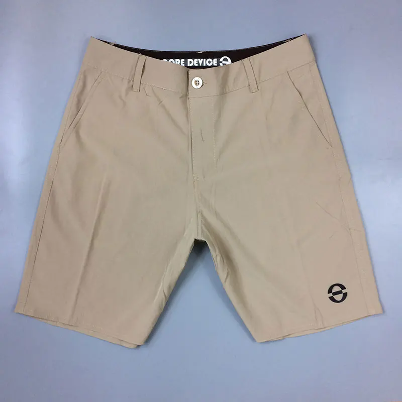 Новые водоотталкивающие растягивающиеся летние шорты мужские пляжные шорты для плавания мужские пляжные мужские шорты-бермуды Короткие пляжные шорты - Цвет: Хаки
