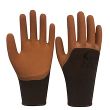 12 пар анти-масляная латексная пряжа перчатки, амортизация, Нескользящие, износостойкие рабочие перчатки