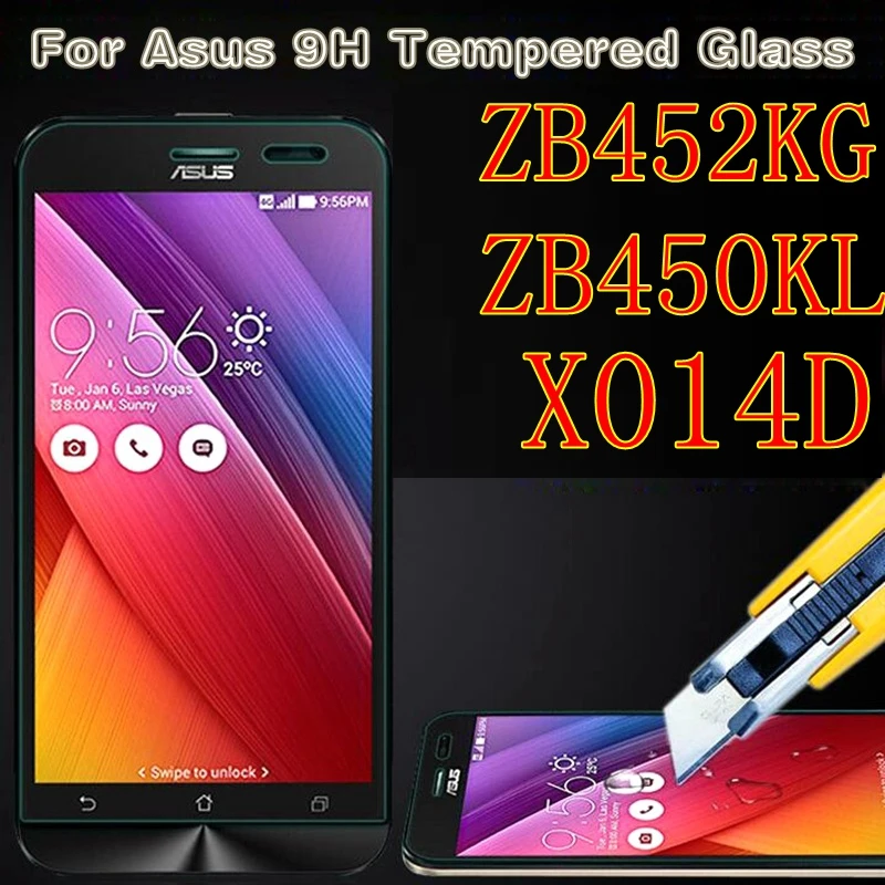 Защитное стекло закаленное для asus zenfone GO ZB452KG ZB450KL ZB452 452 KG ZB4520 450 KL FOR _ X014D glas sklo|screen