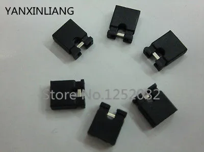 

2000PCS Pitch 2.54mm jumper shorted shorted cap pin connector block cap (black)