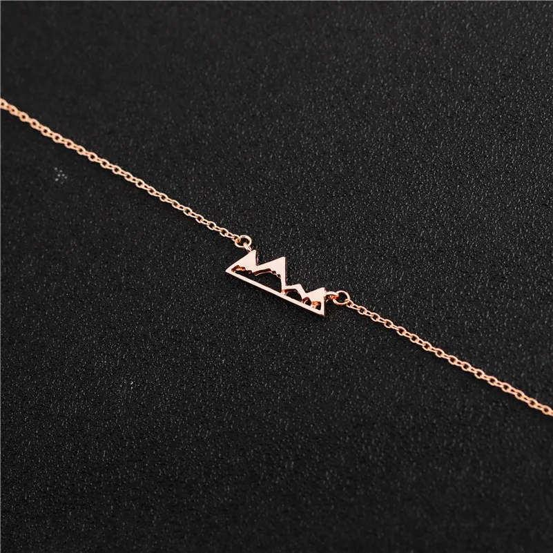 

Mount Everest China outdoor scenery mountain peaks hills bracelet exotic Paris style Nature snow mountain top charm bracelet