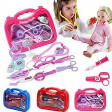 16 шт. имитация ролевые игры образования медицинский носить чехол Комплект образование ролевые игры врач-медсестра игра игрушка медицинский комплект детский подарок