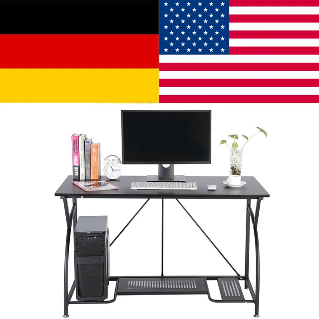 Computer Desk Basic Home Office Table Laptop