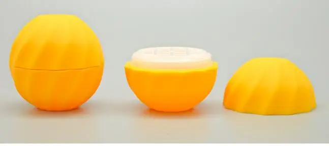 50 шт./лот пустой косметический шар контейнер 7 г баночка для бальзама для губ блеск для глаз крем образец чехол - Цвет: Yellow
