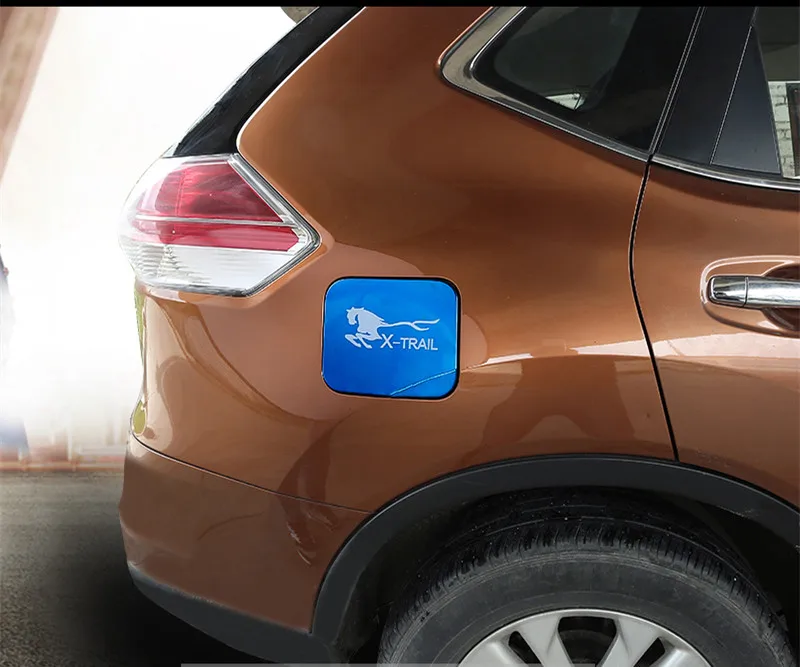

For Nissan X-trail X trail T32 2014-2019 Newest Fuel Tank Cover Decorative sequins car styling Exterior decoration Accessories