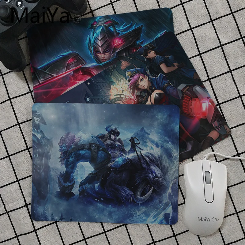 

Maiya Top Quality LOL League of Legends Anti-Slip Durable Silicone Computermats Top Selling Wholesale Gaming Pad mouse