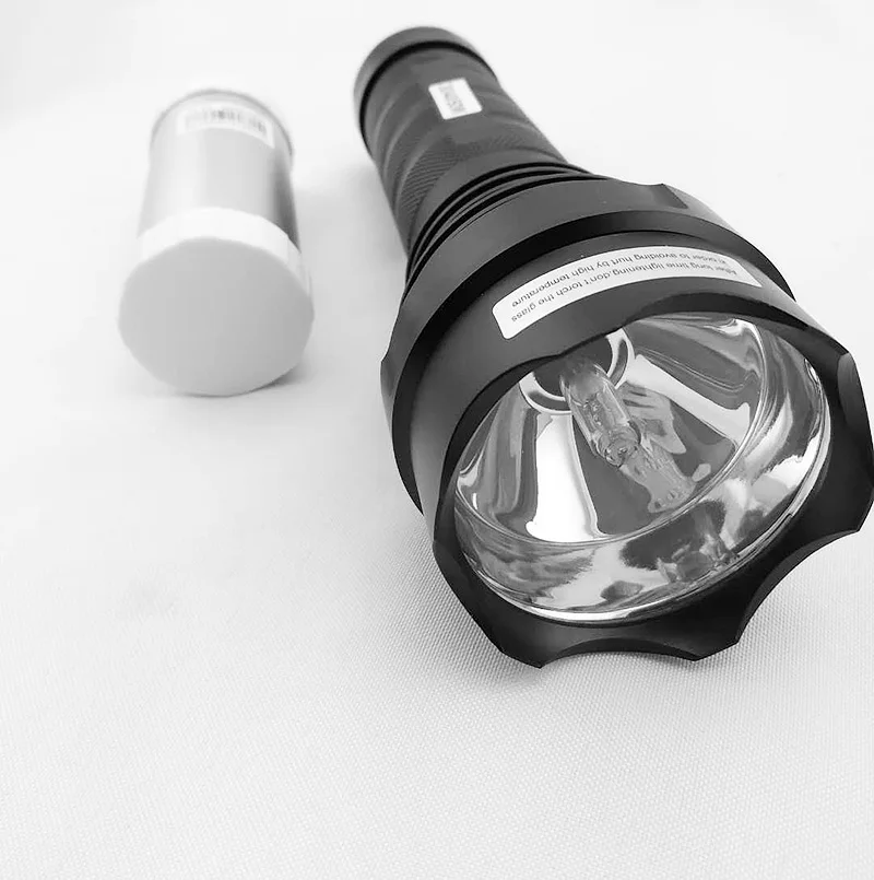  50W Powerful Flashlight HID Xenon Lights Zoomable Tactical Rechargeable Battery Waterproof Torch Le - 32865087415
