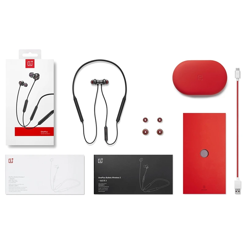 Оригинальные наушники OnePlus Bullets Wireless 2 oneplus Bullet Z AptX гибридный Магнитный контроль