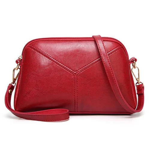 REPRCLA дизайнерская Лоскутная кожаная женская сумка-мессенджер винтажная сумка через плечо женская сумка из искусственной кожи модный клатч - Цвет: red