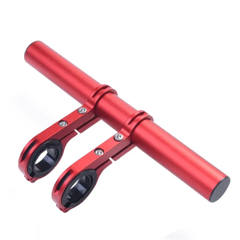 Portable Double Mountain Bike Handlebar Extender Alloy Bicycle Expander Speedometer Mount Headlight Flashlight Lamp Holder