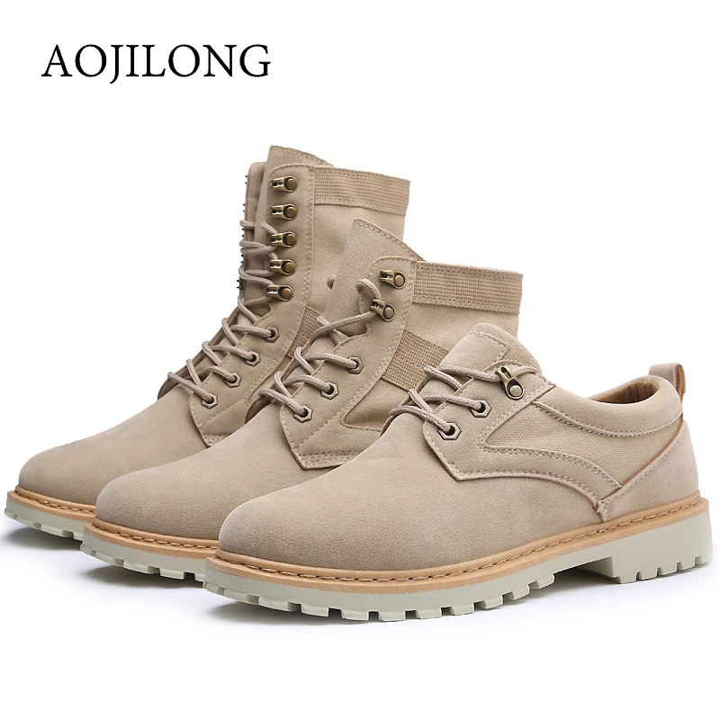 2017 Outdoor Casual Shoes Army Boots Men's Military Desert Tactical