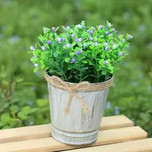 Винтажный металлический железный бочонок цветочный горшок висячий Балконный садовый растительный горшок декоративный горшок June26