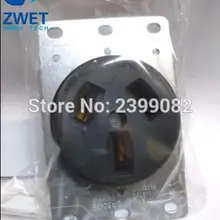 ZWET EVSE зарядка socket50 Amp 3-провод 125-250вольт черный 3 провода заподлицо 10-50A UL одобренный высокое качество