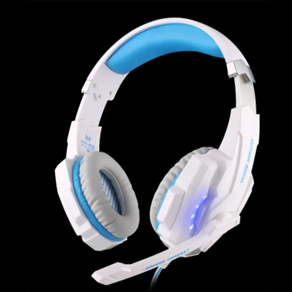 buy Durable G9000 PC Gaming Headset Wired Earmuffs For Computer with Microphone For PC Desk Single USB Terminal