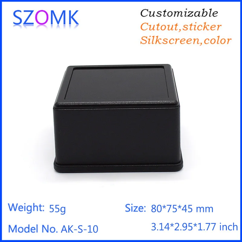plastic enclosure for electronics control box szomk diy enclosure junction box plastic housing small abs instrument enclosure distribution box black plastic box enclosure electronics case   (4).jpg
