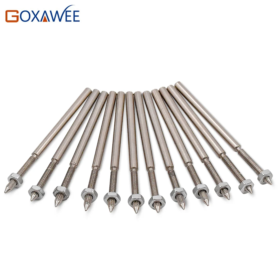 

GOXAWEE 10pcs Rotary Shank Mandrel For Dremel Power Tool Accessories Abrasive Tools Mandrel Grinding Wheel Head Connecting Shank