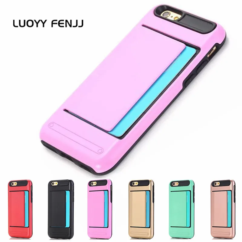 Luoyy fenjj бизнес Гибридный чехол для iPhone 6 6s 7 Plus 5 5S SE TPU PC жесткий пластиковый