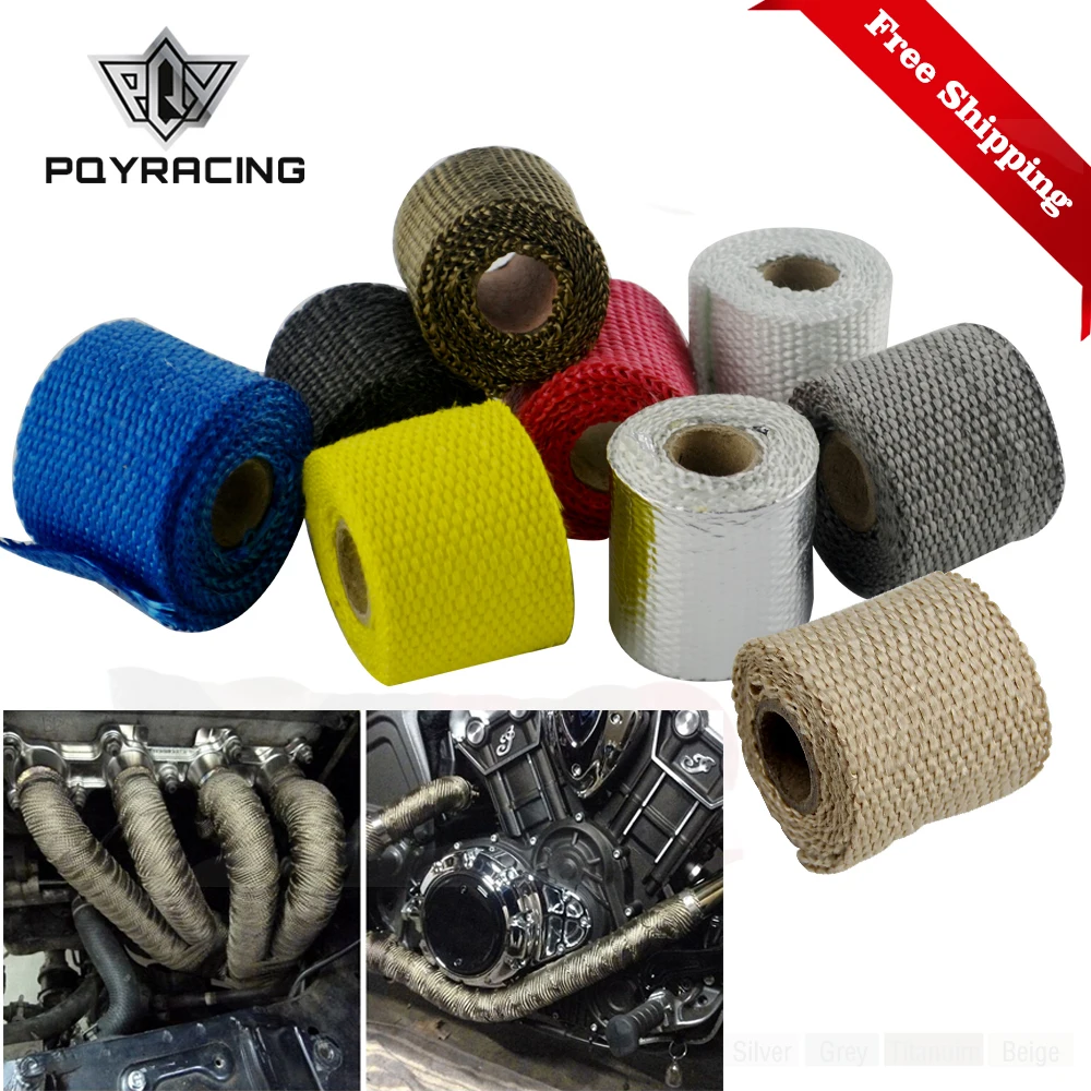 

50CM 1 Roll Car Motorcycle Exhaust Header Pipe Insulation Heat Wrap Tape 8 Colors Available 2019 NEW Hot Sales PQY1901