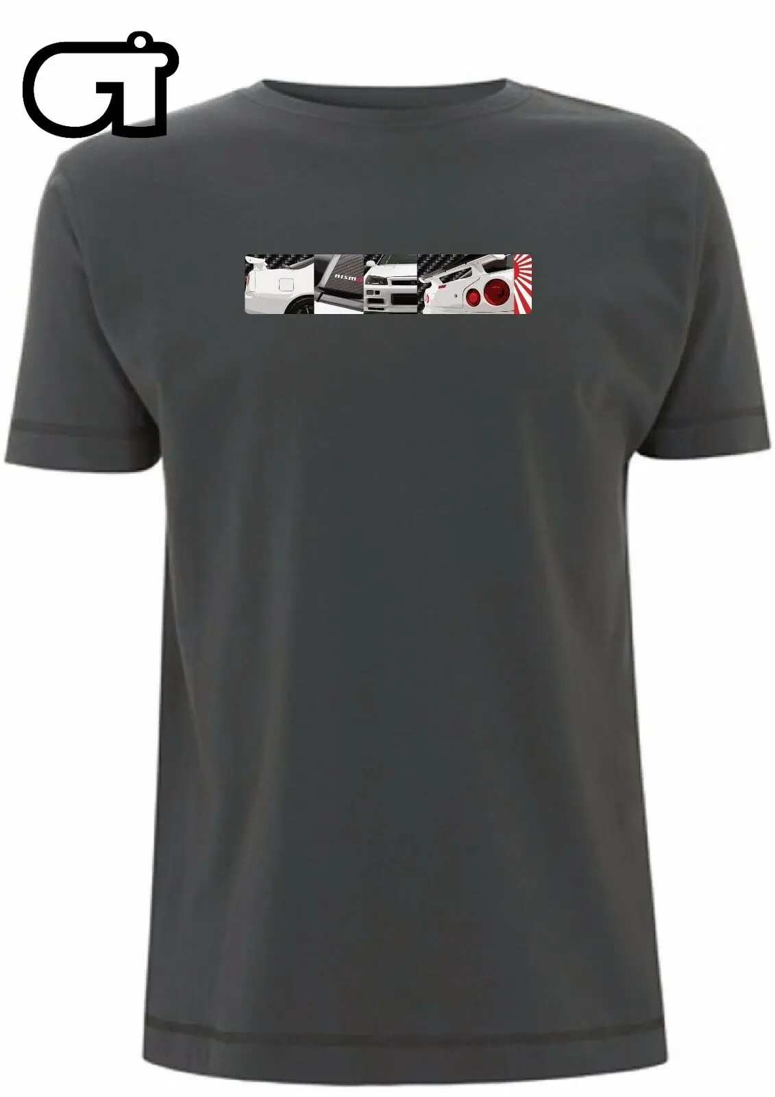 

Nissan Skyline T shirt GTR R34 V Spec Nismo JDM Flag Japan Sportscar tshirt