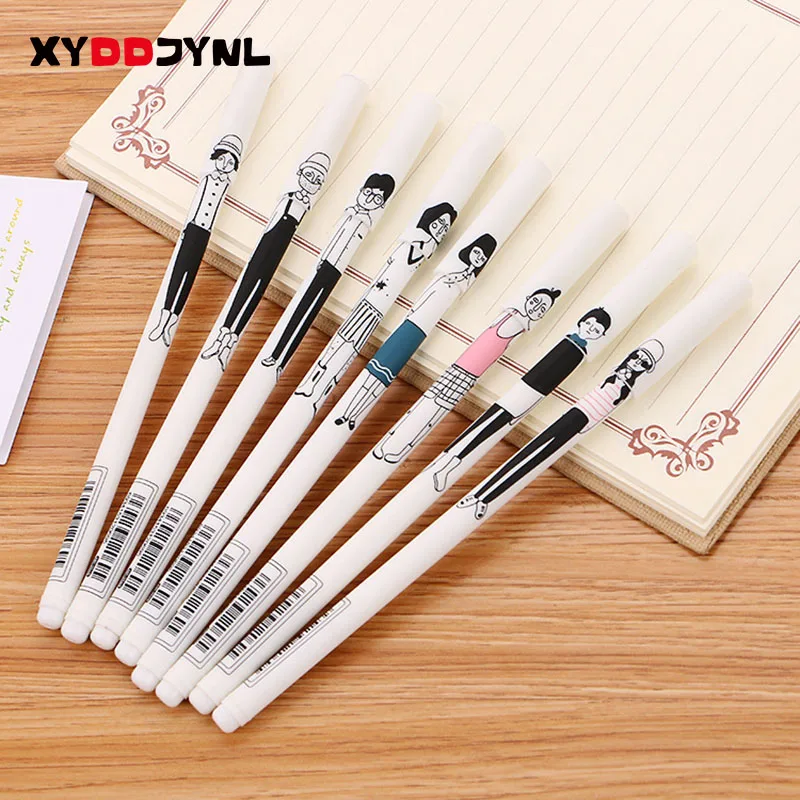 4 шт. новые милые простые творческие ручные рисунки для мальчиков|gel pen|girls gel