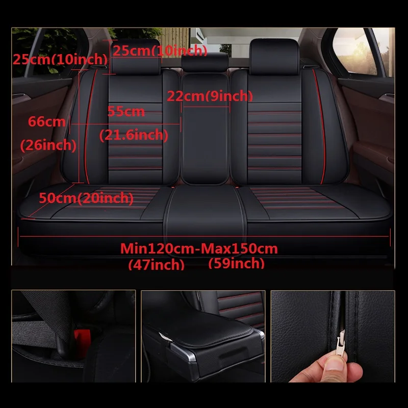 PU leather car seat cover auto accessories for toyota RAV4 rav 4 tercel venza vios vitz zotye t600