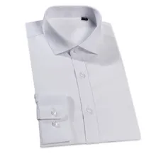 Весна мужской Виндзор воротник однотонный деловой рубашка свободный горячий галстук высокого качества галстук бабочка большой размер S-6XL платье рубашка