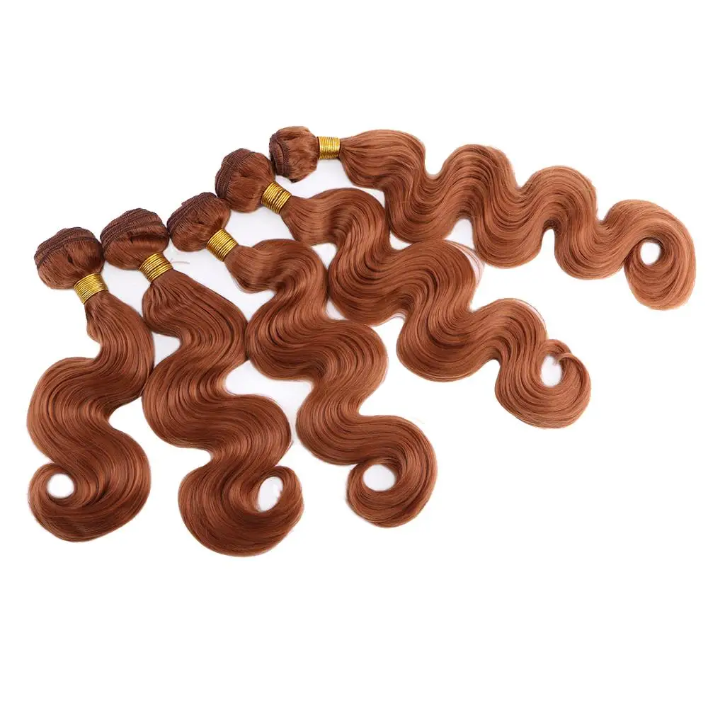 100 gram/pcs Natural black body wave hair available synthetic hair for women