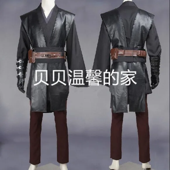 Custom Star Wars Anakin Skywalker Costume for Cosplay, Halloween, Carnival Party (Includes Glove) image 5