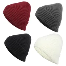 Винтажные вязаные шапки с черепом, Вязаные Лыжные шапки, теплые зимние шапки для мужчин и женщин, темно-красные, черные, серые, белые