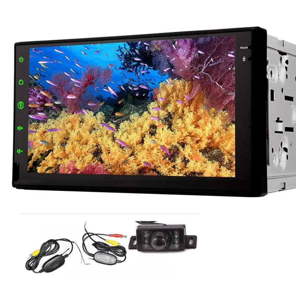 Car Stereo Double Din 7'' Tablet android 6.0 None DVD Player GPS