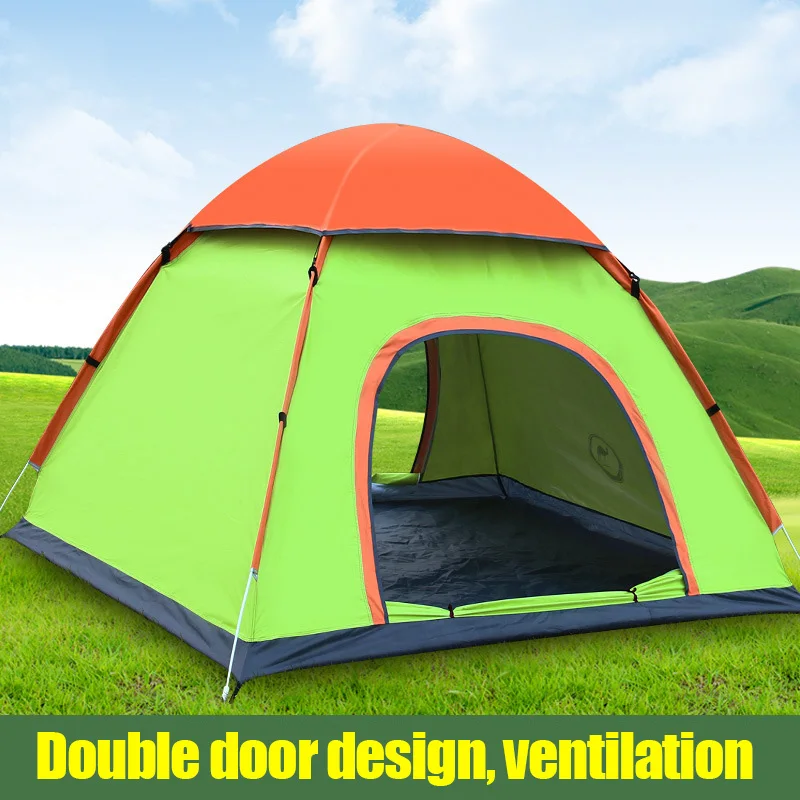 Two Person 200*150*110cm Single Layer Weather Resistant Outdoor Camping