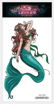 

Temporary Tatoo Fake Tattoo Sticker Mermaid Princess Moon Flash Tatto Arm Hand Waterproof Tattoos Stickers For Girl Women