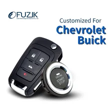 Fuzik Smart Keyless Go вход кнопка дистанционного запуска автосигнализации для Buick Excelle Encore Chevrolet Chevy Cruze Aveo Trax Captiva