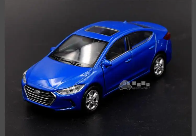 1 шт. 1:36 11,5 см изящный WELLY HYUNDAI Elantra автомобиль вытянуть назад сплава Модель Коллекция украшения мальчик игрушка подарок