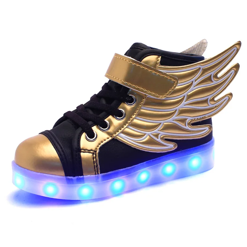 black and gold shoes for kids