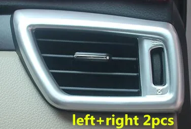 Для Nissan X-Trail XTrail T32/Rogue автомобильный гарнир крышка рамка лампа отделка кондиционер Выход вентиляционное отверстие капот - Название цвета: ABS matte