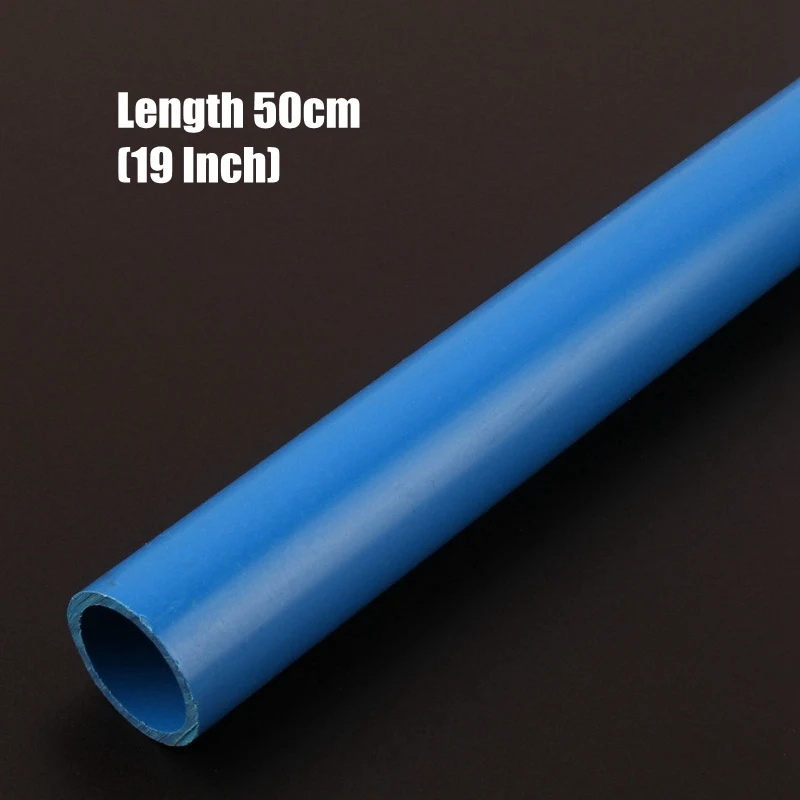 2pcs Outer Dia.32 40mm PVC Pipe Length 50cm 19 Agriculture Garden Irrigation Watering Aquarium Tank Water Supply PVC Tube Color : Gray PVC Pipe, Size : Outer Dia 32mm