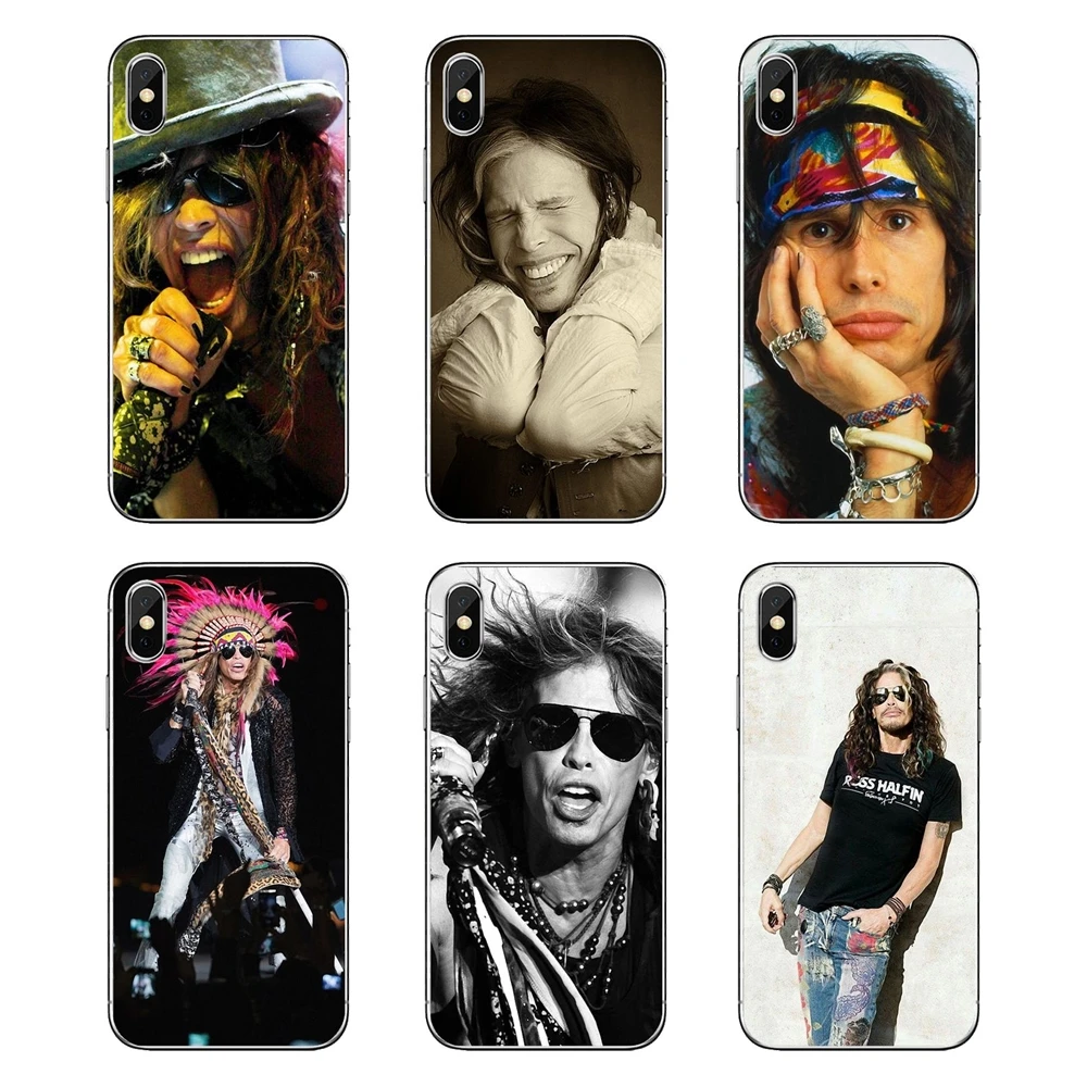 

Steven Victor Tallarico Tyler of Aerosmith For iPod Touch iPhone 4 4S 5 5S 5C SE 6 6S 7 8 X XR XS Plus MAX Transparent TPU Cases